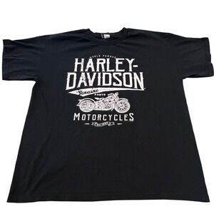 Harley Davidson Shirt Mens Size XL Black Short Sleeve Iron Steed Cali Motorcycle